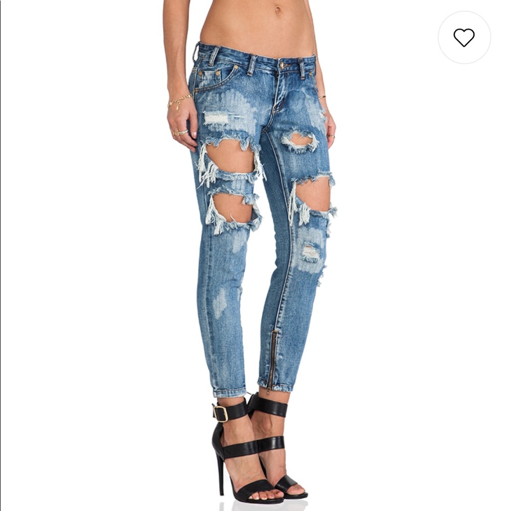 One Teaspoon trashed freebirds in cobain